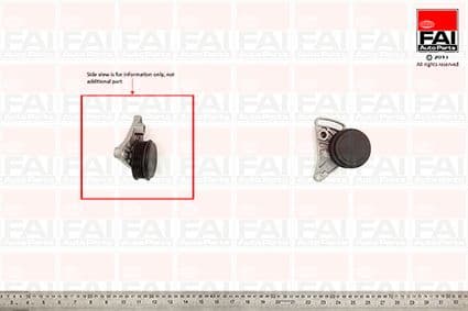 rola intinzator,curea transmisie FAI AutoParts T1000