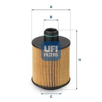 Filtru ulei UFI 25.061.00