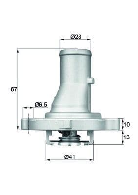termostat,lichid racire MAHLE BEHR TI 68 87D