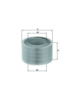 Filtru aer MAHLE LX 718