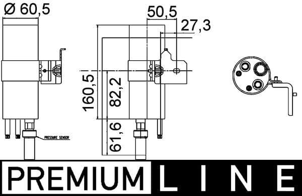 uscator,aer conditionat MAHLE BEHR *** PREMIUM LINE *** AD 290 000P