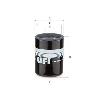 Filtru agent frigorific UFI 29.015.00