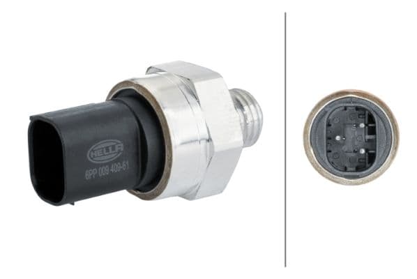 Senzor, presiune gaze evacuare HELLA 6PP 009 409-611