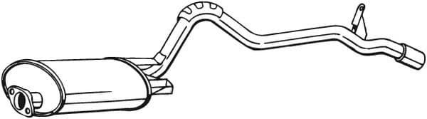 Toba esapament finala BOSAL 283-605