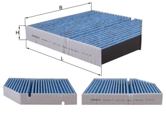 Filtru, aer habitaclu MAHLE CareMetix® LAO 1161