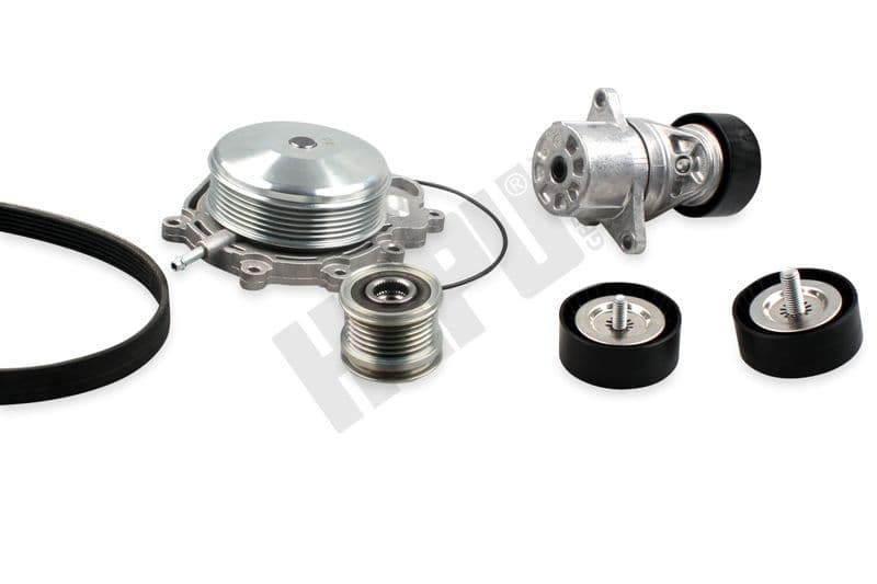 Pompa apa + Set curea transmisie cu caneluri HEPU PK15130