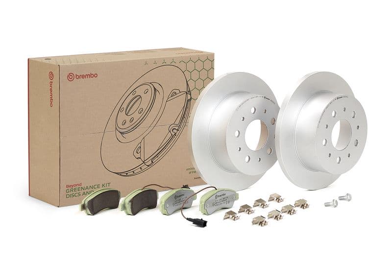 Set frana, frana disc BREMBO BEYOND LINE - Greenance KT 10 005