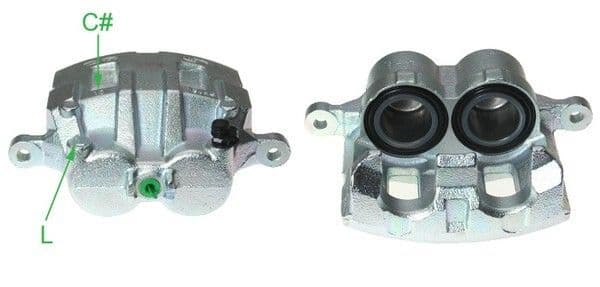 Etrier frana BUDWEG CALIPER 344472