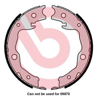 Set saboti frana, frana de mana BREMBO ESSENTIAL LINE S 83 568
