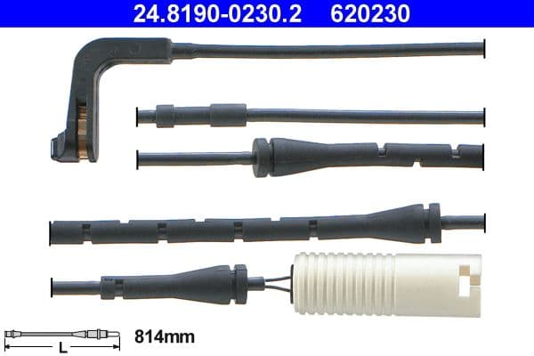 senzor de avertizare,uzura placute de frana ATE 24.8190-0230.2