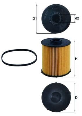 filtru combustibil MAHLE KX 70D