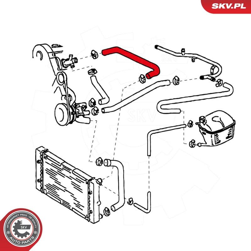 Furtun radiator ESEN SKV 24SKV383