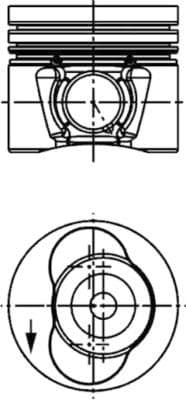 Piston KOLBENSCHMIDT 40734600