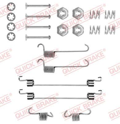 Set accesorii, sabot de frana QUICK BRAKE 105-0650