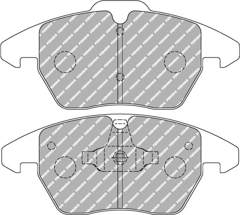 set placute frana,frana disc FERODO FCP1641W