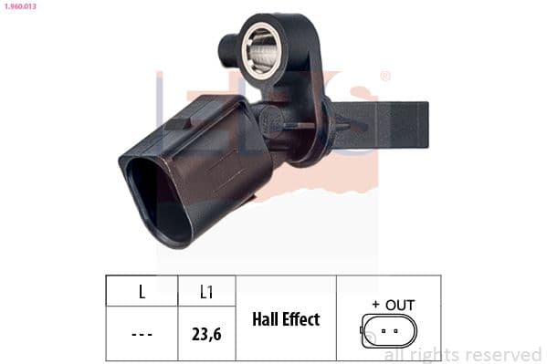 senzor,turatie roata EPS Made in Italy - OE Equivalent 1.960.013