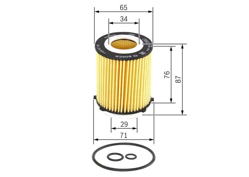 Filtru ulei BOSCH F 026 407 166