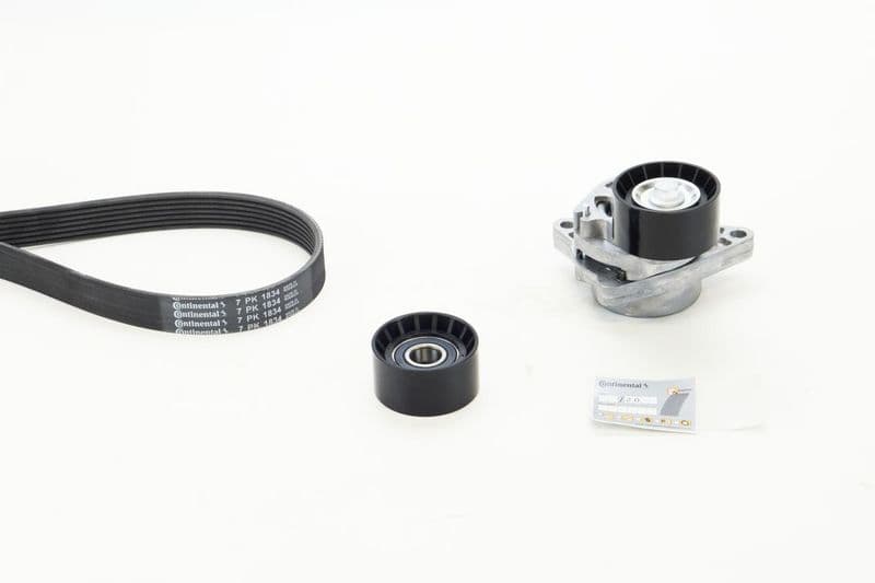 Set curea transmisie cu caneluri CONTINENTAL CTAM 7PK1834K1