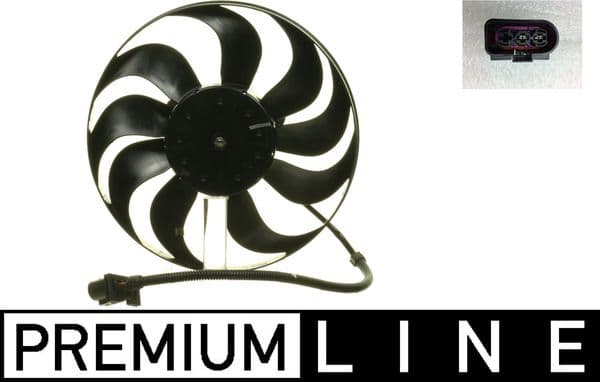 Ventilator, radiator MAHLE BEHR *** PREMIUM LINE *** CFF 185 000P