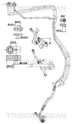 conducta presiune variabila,aer conditionat TRISCAN 9010 16046