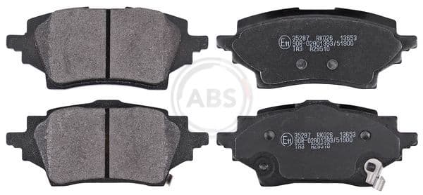 set placute frana,frana disc ABS 35287