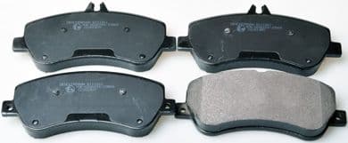 set placute frana,frana disc DENCKERMANN B111261