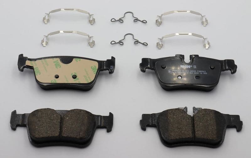 set placute frana,frana disc FERODO PREMIER ECO FRICTION FDB5563