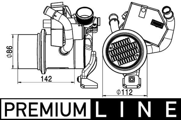 Radiator, recirculare gaze de esapament MAHLE BEHR *** PREMIUM LINE *** CE 5 000P