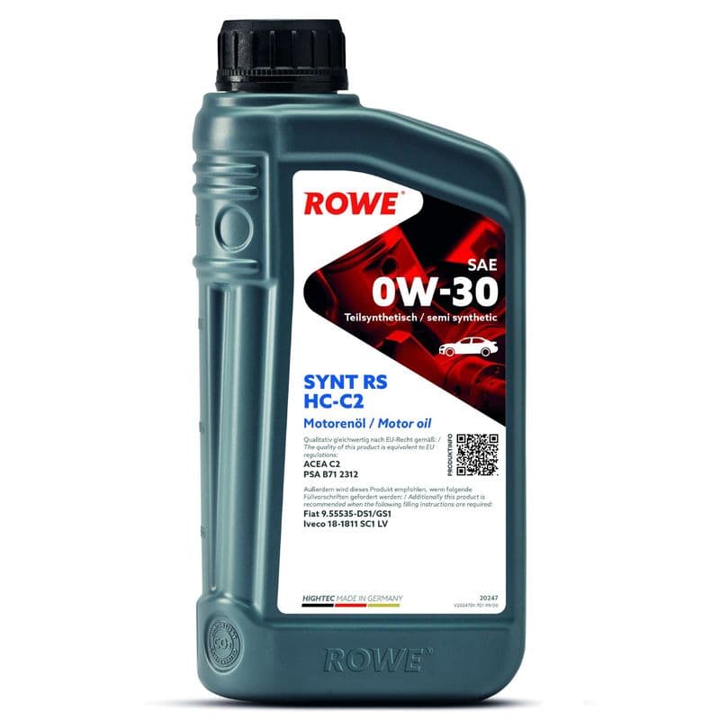 ulei de motor ROWE HIGHTEC SYNT RS SAE 0W-30 HC-C2 20247-0010-99