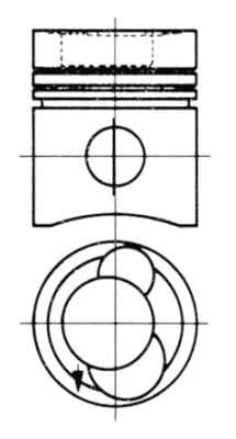 Piston KOLBENSCHMIDT 93508600