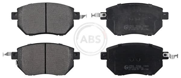 set placute frana,frana disc ABS 37504