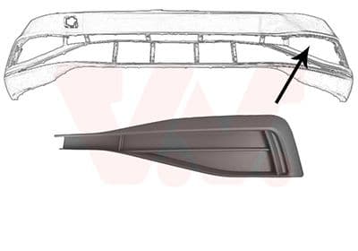 Grila ventilatie, bara protectie VAN WEZEL 5749593