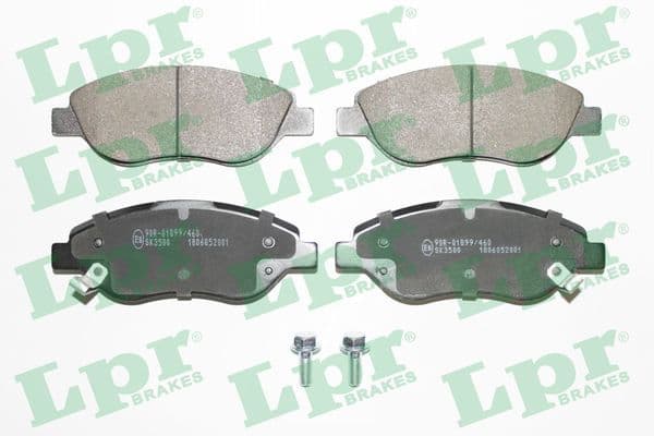set placute frana,frana disc LPR 05P2001