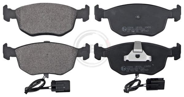 set placute frana,frana disc ABS 37004