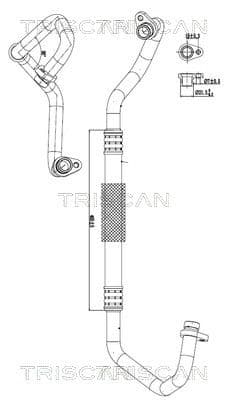 conducta presiune variabila,aer conditionat TRISCAN 9010 24004