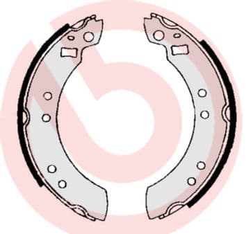 Set saboti frana BREMBO ESSENTIAL LINE S 24 501