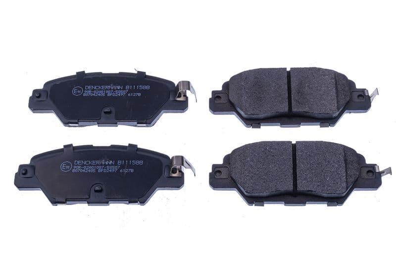 set placute frana,frana disc DENCKERMANN B111588