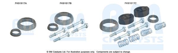 Set montare, catalizator BM CATALYSTS FK91617