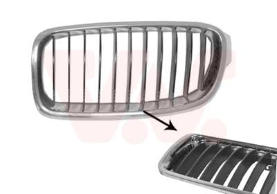 Grila radiator VAN WEZEL 0670511