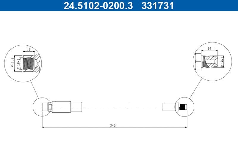 Furtun frana ATE 24.5102-0200.3