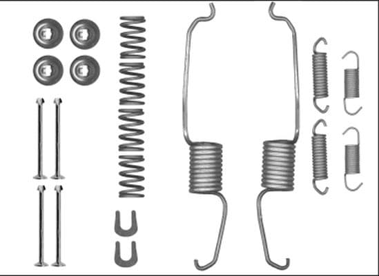 Set accesorii, sabot de frana TEXTAR 97041900