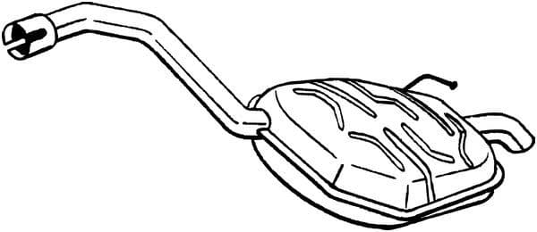 Toba esapament finala BOSAL 235-055