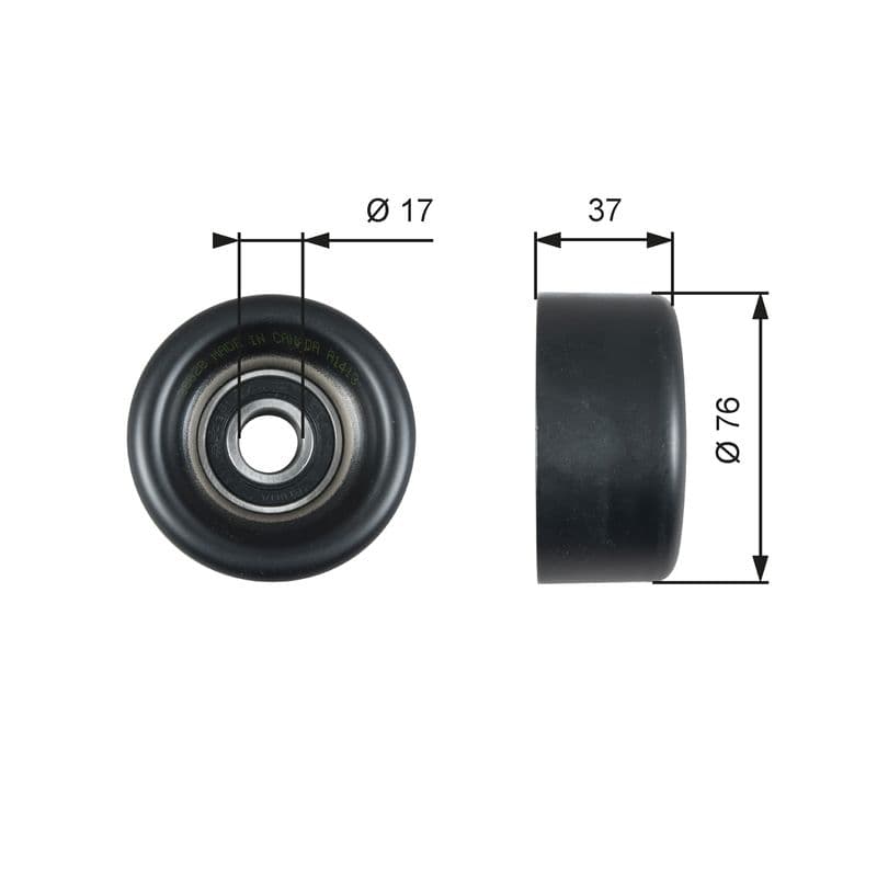Rola ghidare/conducere, curea transmisie GATES DriveAlign™ T38028
