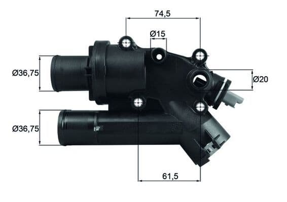 termostat,lichid racire MAHLE BEHR TH 46 83