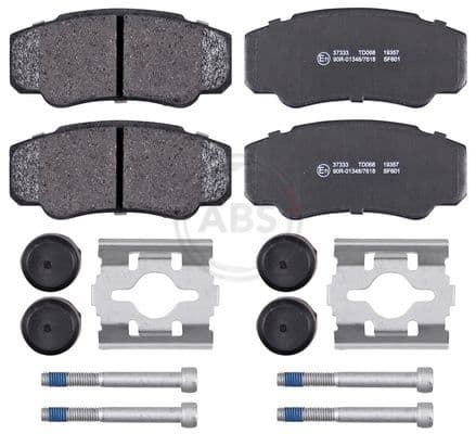 set placute frana,frana disc ABS 37333