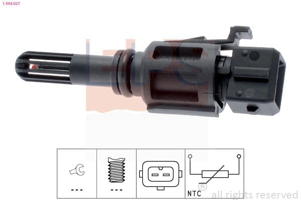 senzor,temperatura aer admisie EPS Made in Italy - OE Equivalent 1.994.027