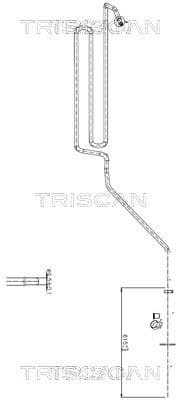 Furtun hidraulic, sistem de directie TRISCAN 8516 16013