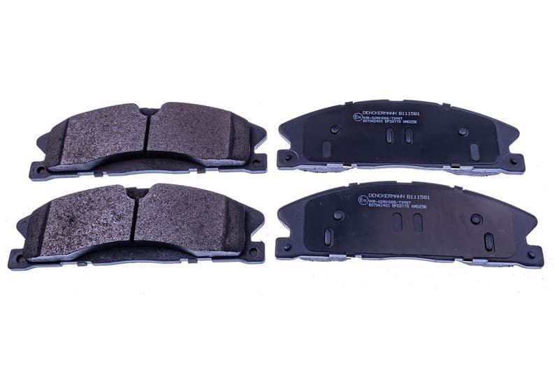 set placute frana,frana disc DENCKERMANN B111581