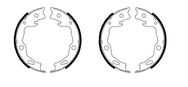 Set saboti frana, frana de mana TEXTAR 91086000