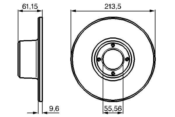 Disc frana BOSCH 0 986 478 811